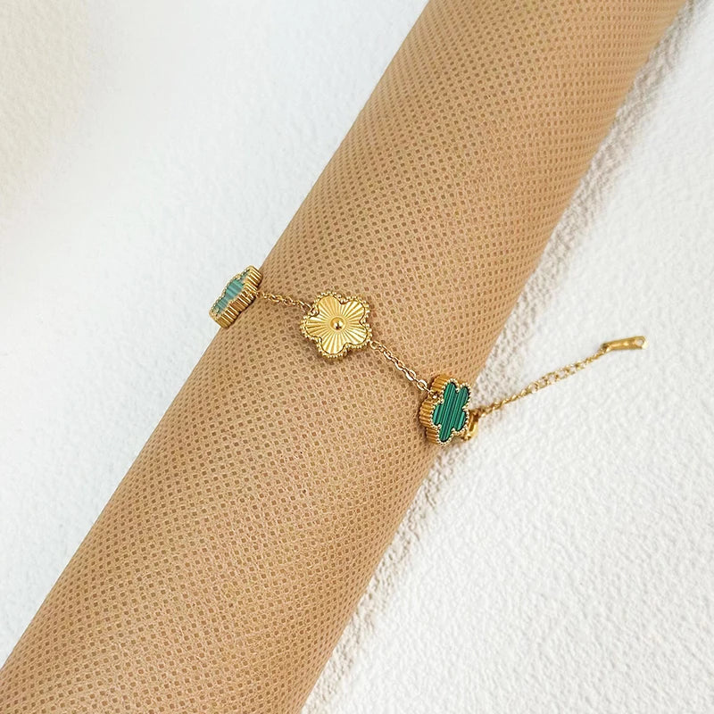 Victoria Four Clover Bracelet